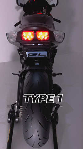 License Plate Holder Bracket LED Light Compatible With Suzuki GSXR